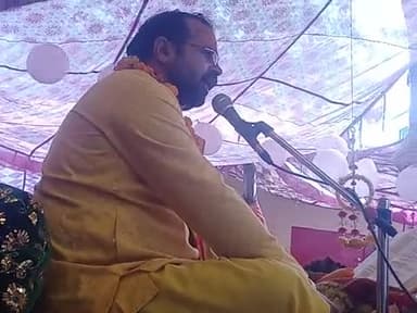 गांव भिडूकी में मोती वाले मन्दिर पर श्रीमद् भागवत कथा का आज चतुर्थ दिवस हैं ग्रामवासी व भगतजन कथा का आनंद लेते हुए