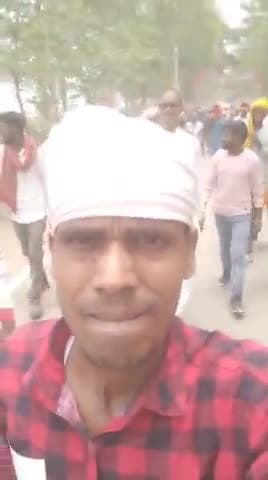 बिक्रमगंज प्रधानमंत्री नरेंद्र मोदी जी के कार्यक्रम में जाते हुए जदयू नेता शंभु नाथ सिंह नीतीश वादी