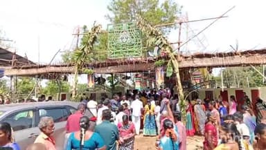 தரங்கம்பாடி: நடராஜர் பிள்ளை சாவடியில் 3கோவில்களுக்கு கும்பாபிஷேகம் தருமபுரம் ஆதீனம் விடாதிபதி & ஆயிரக்கணக்கான பக்தர்கள் பங்கேற்பு