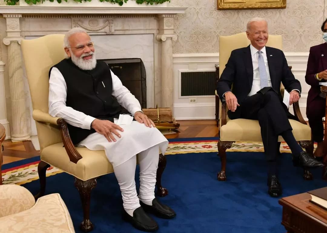 भारत-अमेरिका के बीच मज़बूत दोस्ती के बीज बोए गए: पहली व्यक्तिगत द्विपक्षीय बैठक में बाइडन से PM मोदी #बाइडन #मोदी