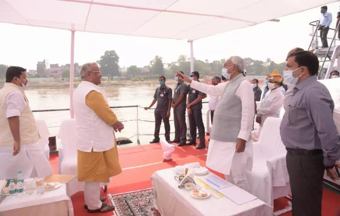 पटना में CM नीतीश कुमार ने छठ घाटों का किया निरीक्षण, कहा- लोगों की सुविधा के लिए जारी की जाएगी गाइडलाइंस #छठ_पर्व