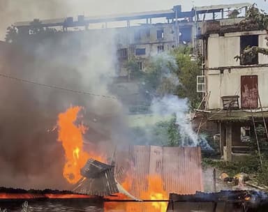 मणिपुर में उग्रवादियों के 2 समूहों के बीच हुई गोलीबारी, 13 लोगों की हुई मौत #मणिपुर_हिंसा