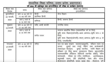 यूपी बोर्ड ने 10वीं व 12वीं कक्षा की परीक्षाओं की तारीखों का किया ऐलान #परीक्षा #यूपी_बोर्ड
