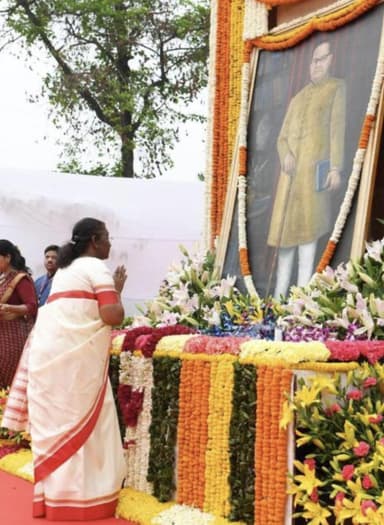 उन्होंने जीवन भर दलितों के उत्थान के लिए संघर्ष किया: भीमराव अंबेडकर की जयंती पर राष्ट्रपति #अंबेडकर_जयंती