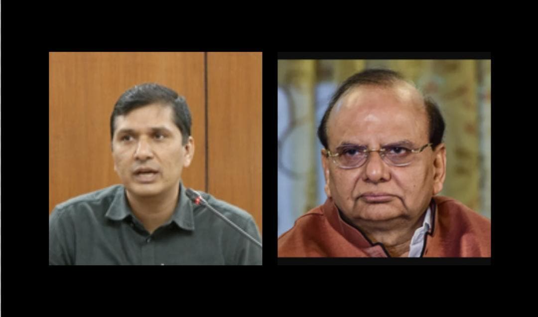 वो BJP प्रवक्ताओं की तरह बात कर रहे हैं: सरकारी विज्ञापनों पर की गई LG की टिप्पणी पर सौरभ भारद्वाज #राजनीति #विज्ञापन