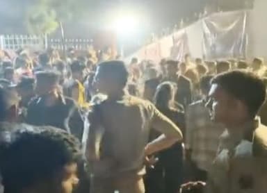 राजस्थान के बीकानेर में डांडिया कार्यक्रम में मची भगदड़, कई लोग हुए घायल #डांडिया