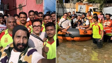 चेन्नई में बाढ़ में फंसे आमिर खान, नाव से सुरक्षित निकाले जाने की तस्वीरें आईं सामने #मिचौंग