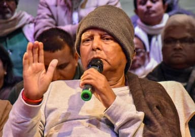 नौकरी के बदले ज़मीन घोटाला मामले में ईडी के सामने पेश हुए लालू यादव #राजनीति #लालू_यादव