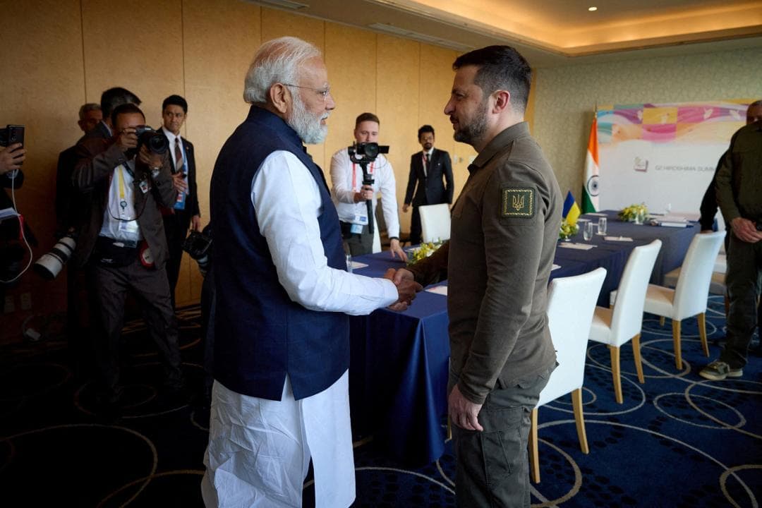 पीएम मोदी ने रूस-यूक्रेन युद्ध के बीच पुतिन को बधाई देने के कुछ दिनों बाद यूक्रेनी राष्ट्रपति से की बात #यूक्रेन #रूस