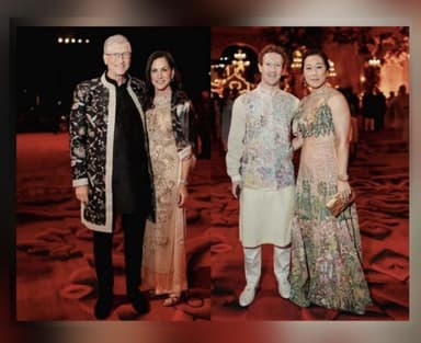 ज़करबर्ग व बिल गेट्स ने अनंत अंबानी की प्री-वेडिंग बैश में पहने भारतीय परिधान, सामने आईं तस्वीरें #ज़करबर्ग #अंबानी