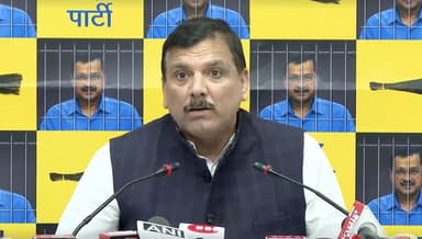 शराब घोटाला मामला बीजेपी की देन है, साज़िश के तहत केजरीवाल की गिरफ्तारी हुई: संजय सिंह #शराब_घोटाला