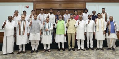 नरेंद्र मोदी को चुना गया एनडीए का नेता, बैठक में पारित हुआ प्रस्ताव #लोकसभा_चुनाव