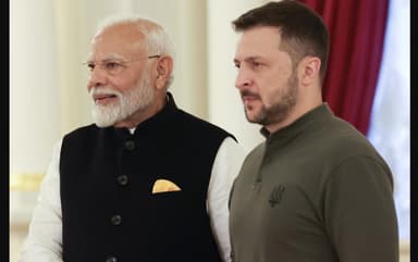 दर्दनाक परिस्थिति में भी जिस गर्मजोशी से स्वागत किया, मैं आपका आभार व्यक्त करता हूं: ज़ेलेंस्की से PM मोदी #यूक्रेन