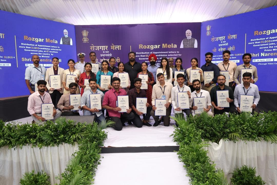 Rozgar Mela on 26.04.2025 - Location Kochi, Kerala