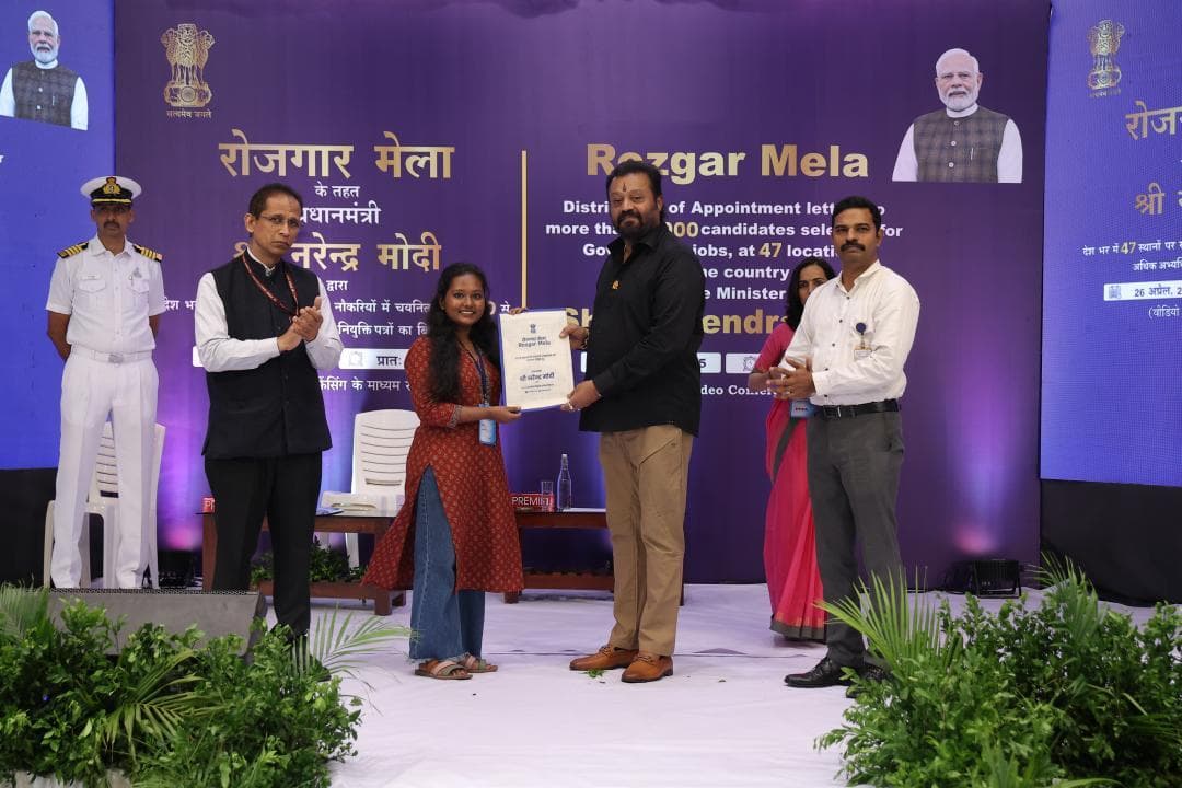 Rozgar Mela on 26.04.2025 - Location Kochi, Kerala
