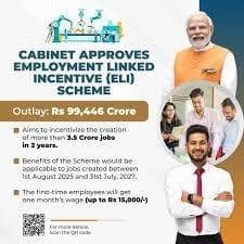 #ELI4VIKSITBHARAT, A SCHEME OF GOI FOR JOB CREATION