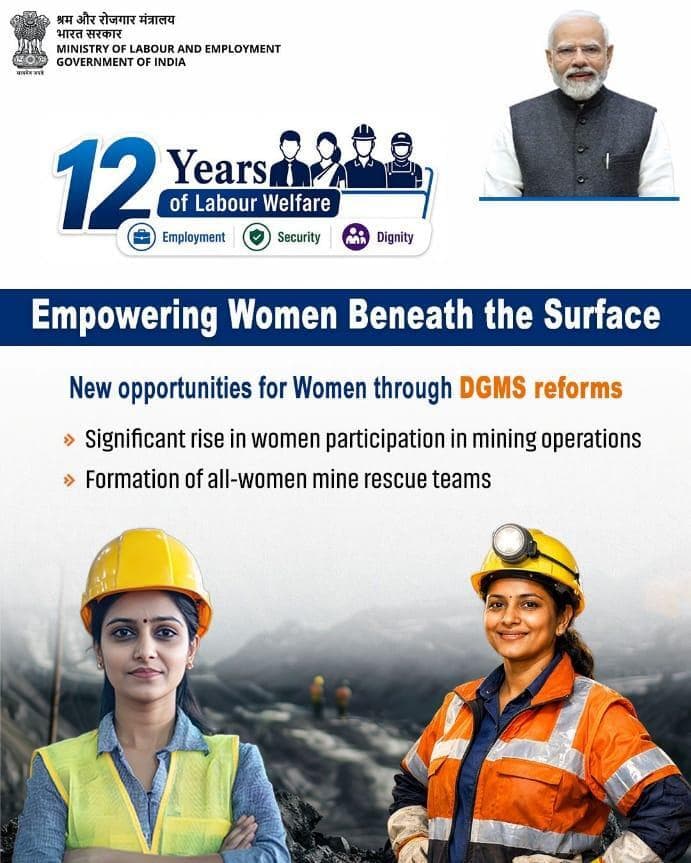 12 Years Of Labour Welfare
Breaking barriers and creating new opportunities for women ЁЯС╖ЁЯП╝тАНтЩАя╕П
#12YearsofLabourWelfare