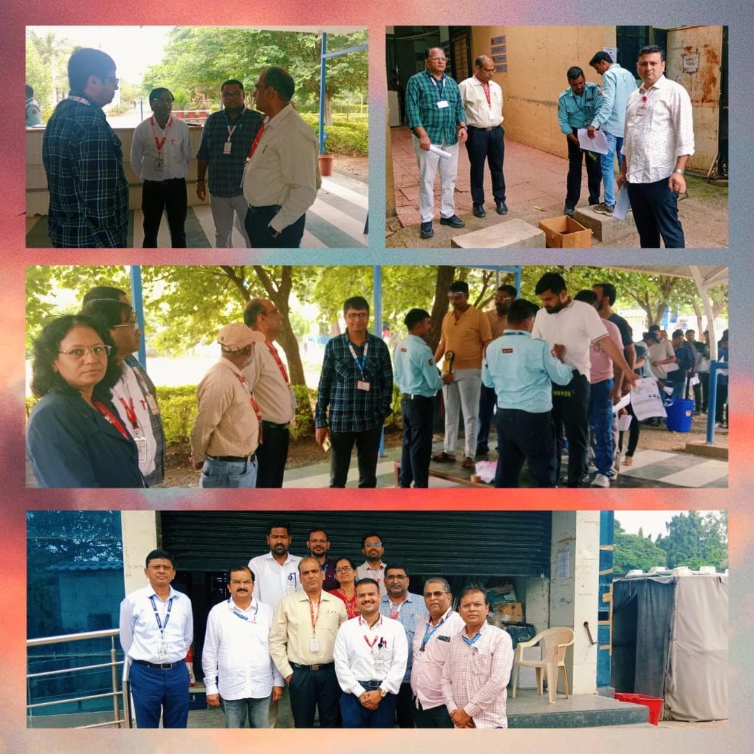समुदाय आरोग्य अधिकारी (CHO) पदभरतीची ऑनलाइन परीक्षा छत्रपती संभाजीनगर अंतर्गत चिकलठाण वाळूज..येथे घेण्यात आली.