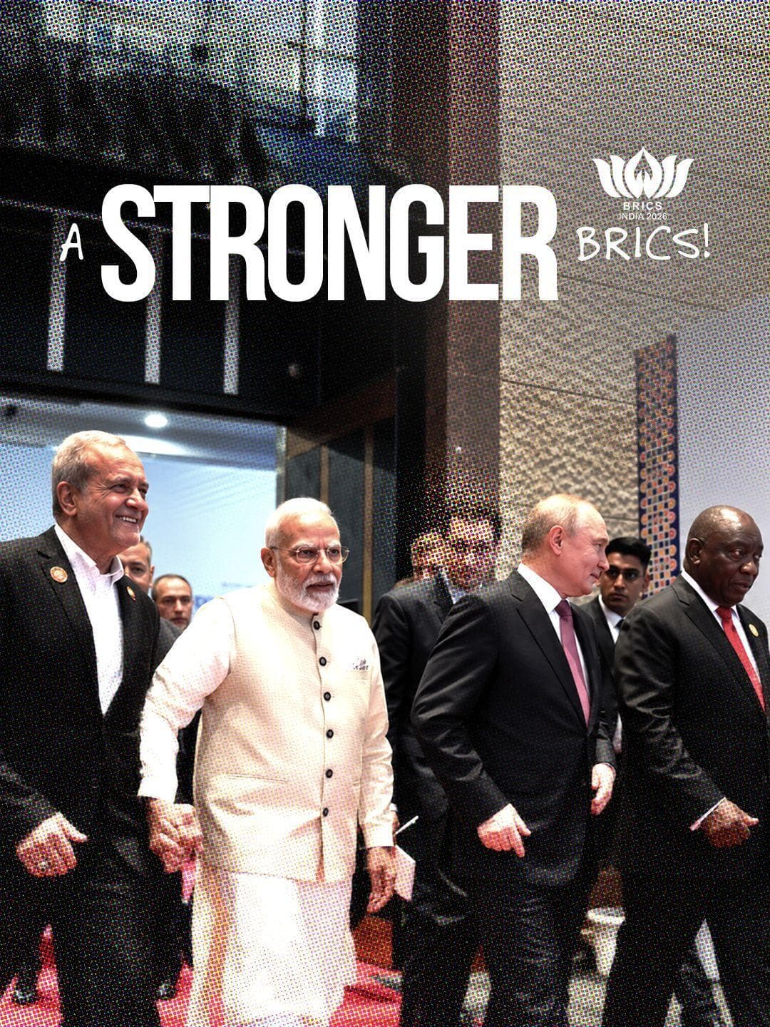 வலிமைமிக்க BRICS
#BRICS2026 #BRICSIndia2026 #IndiaBRICSChairship #MEAIndia