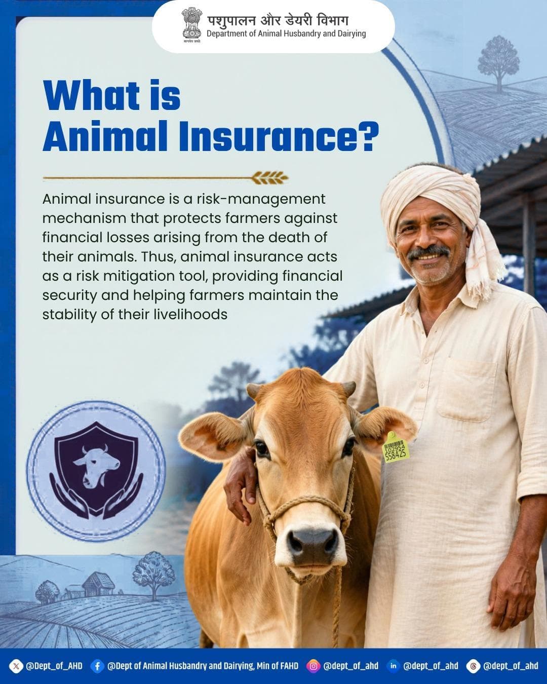 Animal Insurance: Protecting livestock, managing risks, and securing farmers' livelihoods.