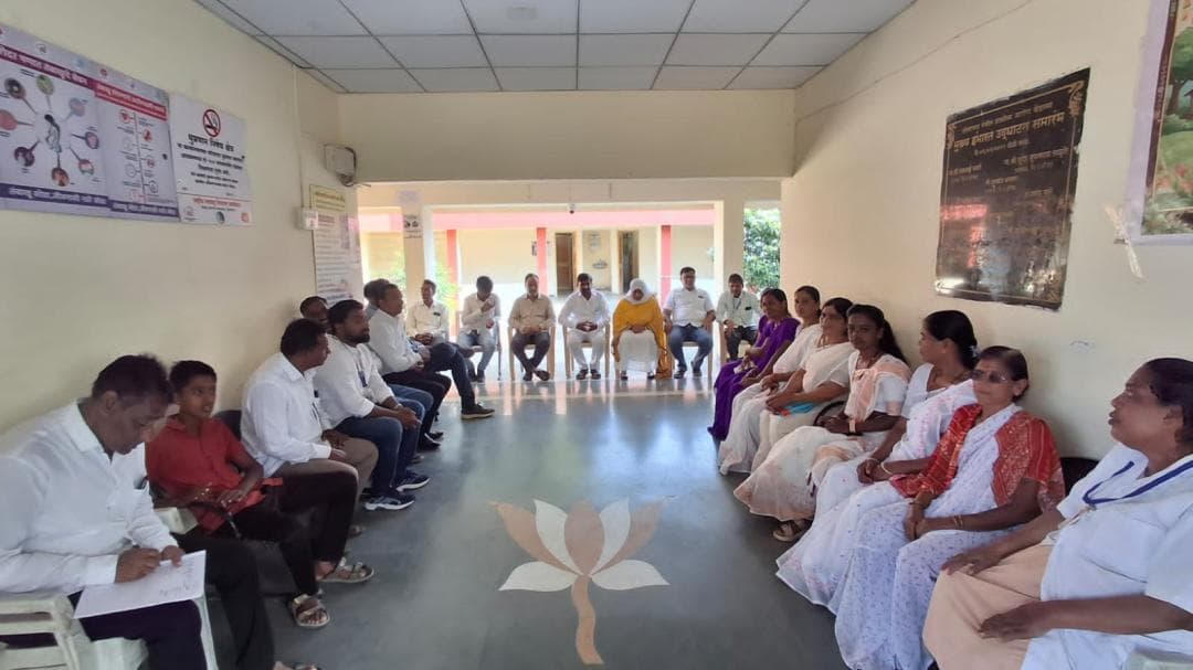 प्राथमिक आरोग्य केंद्र गोलटगाव येथे 'सेवा संकल्प अभियान' चा प्रारंभ..