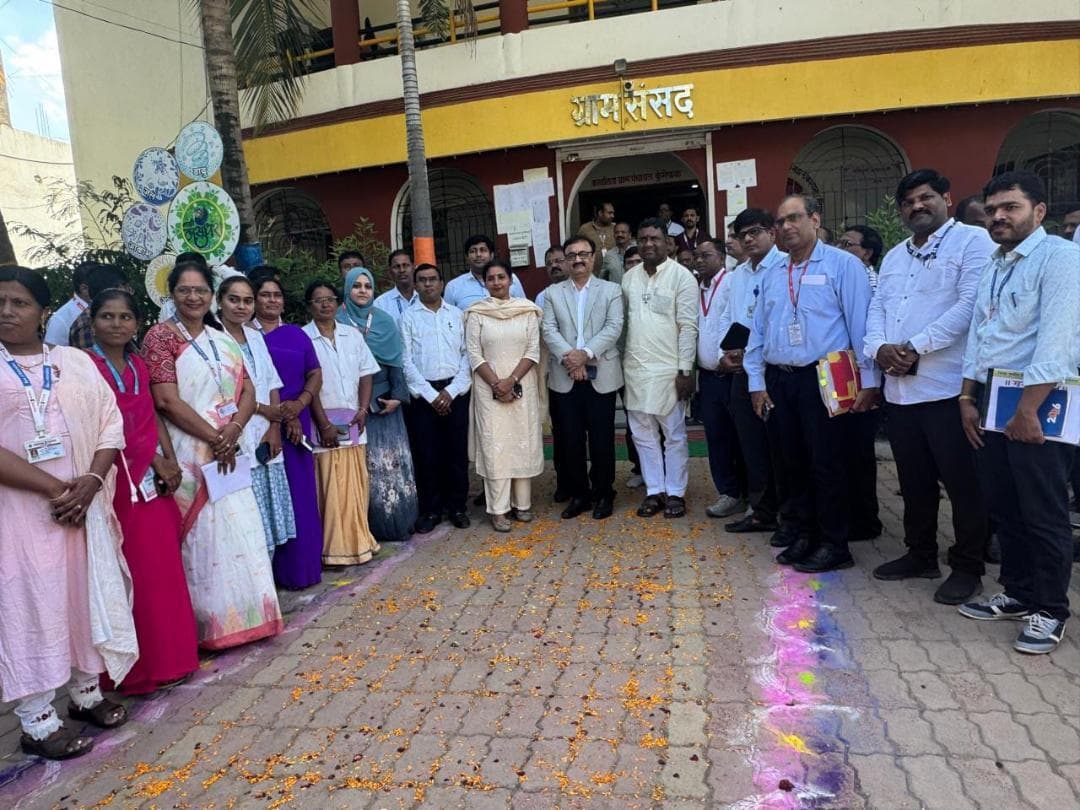 ग्रामपंचायत कुंभेफळ येथे सेवा संकल्प अभियान अंतर्गत विविध आरोग्यविषयक उपक्रम राबविण्यात आले..