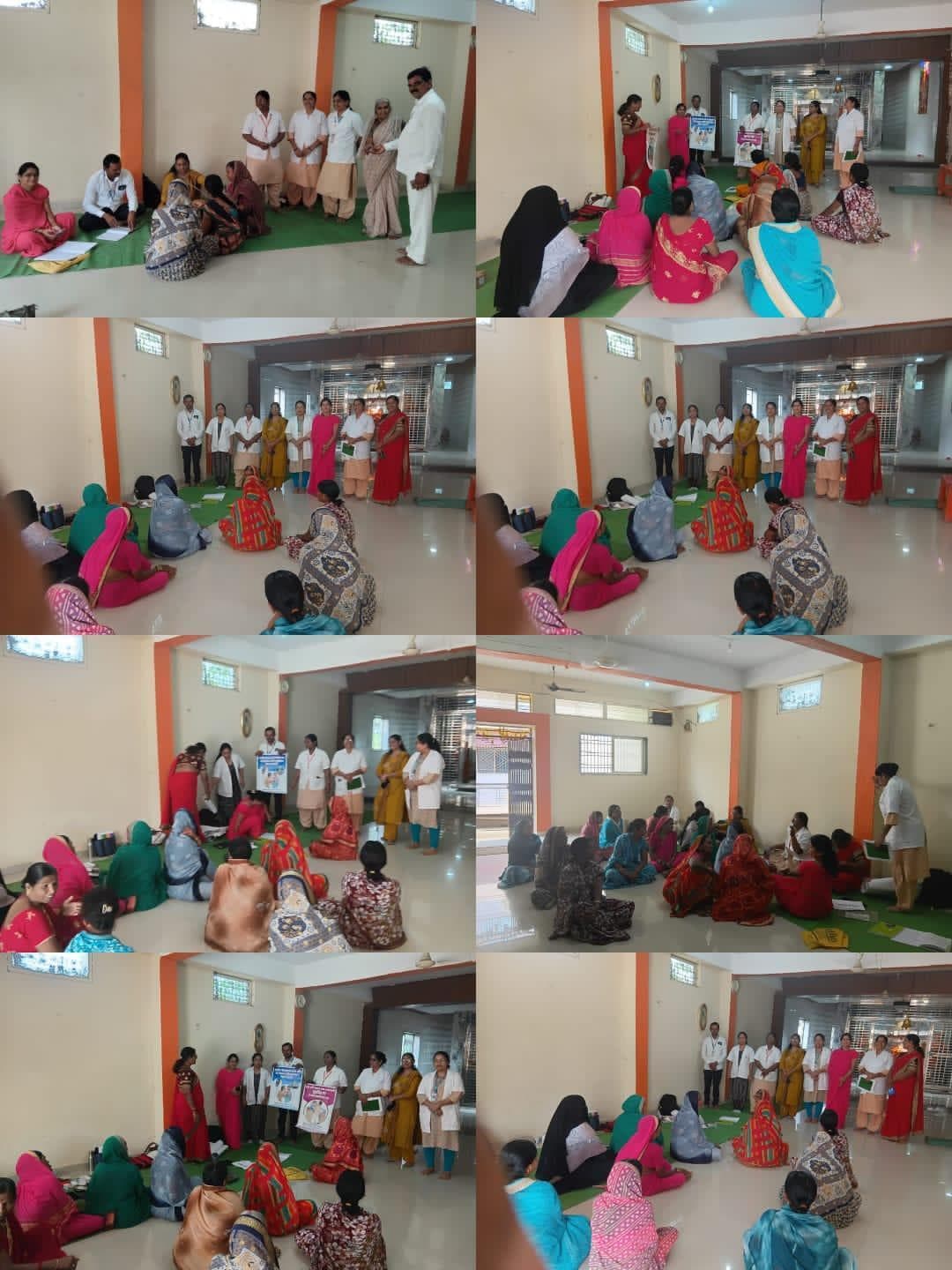 सेवा संकल्प आरोग्य अभियान , आसंसर्गजन्य आजार ,माझे गावं आरोग्य संपन्न गाव अभियानांतर्गत राष्ट्रीय पोषण आहार अभियान..