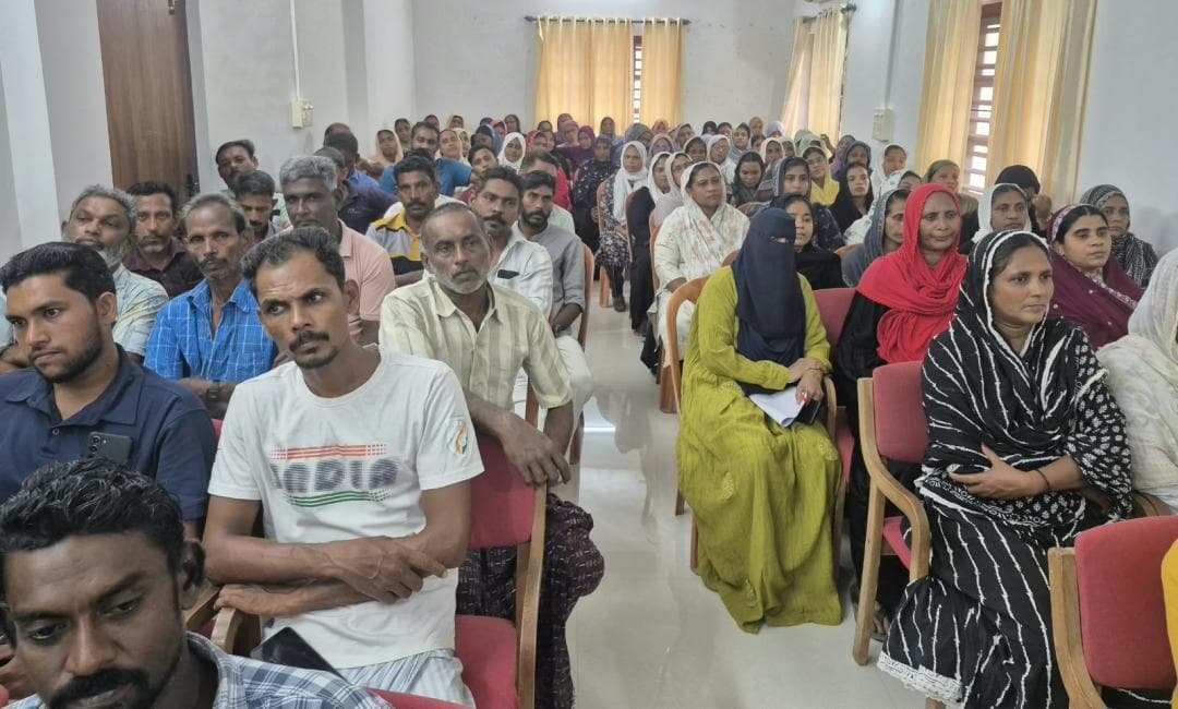 The Department of Fisheries, Government of India, conducted a Scheme Awareness Programme