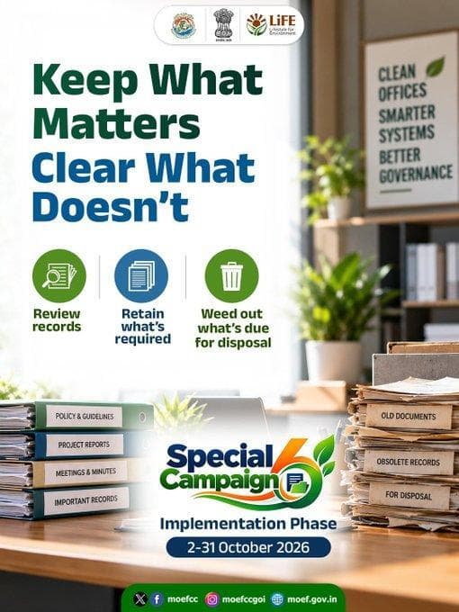 Periodic record review also helps offices manage storage more efficiently.
#SpecialCampaign6 #SCDPM6