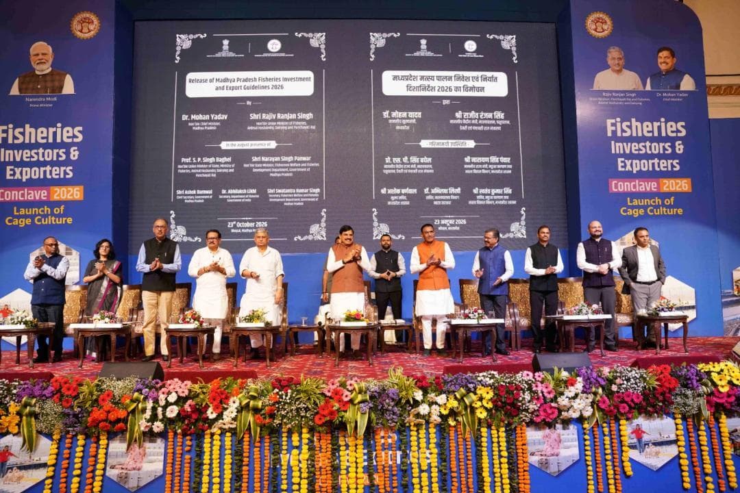 Dr. Mohan Yadav, Hon’ble Chief Minister of Madhya Pradesh, and Shri Rajiv Ranjan Singh